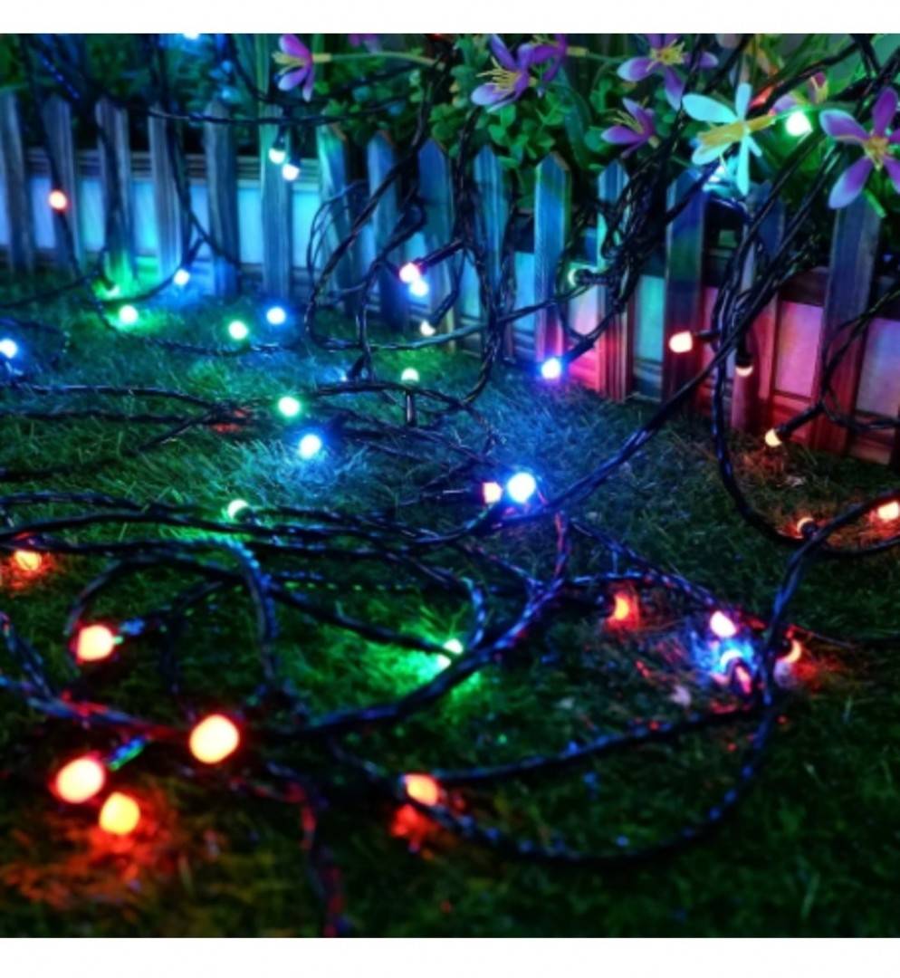 Instalatie liniara , 40 metri , Led , cu jocuri de lumini , multicolor