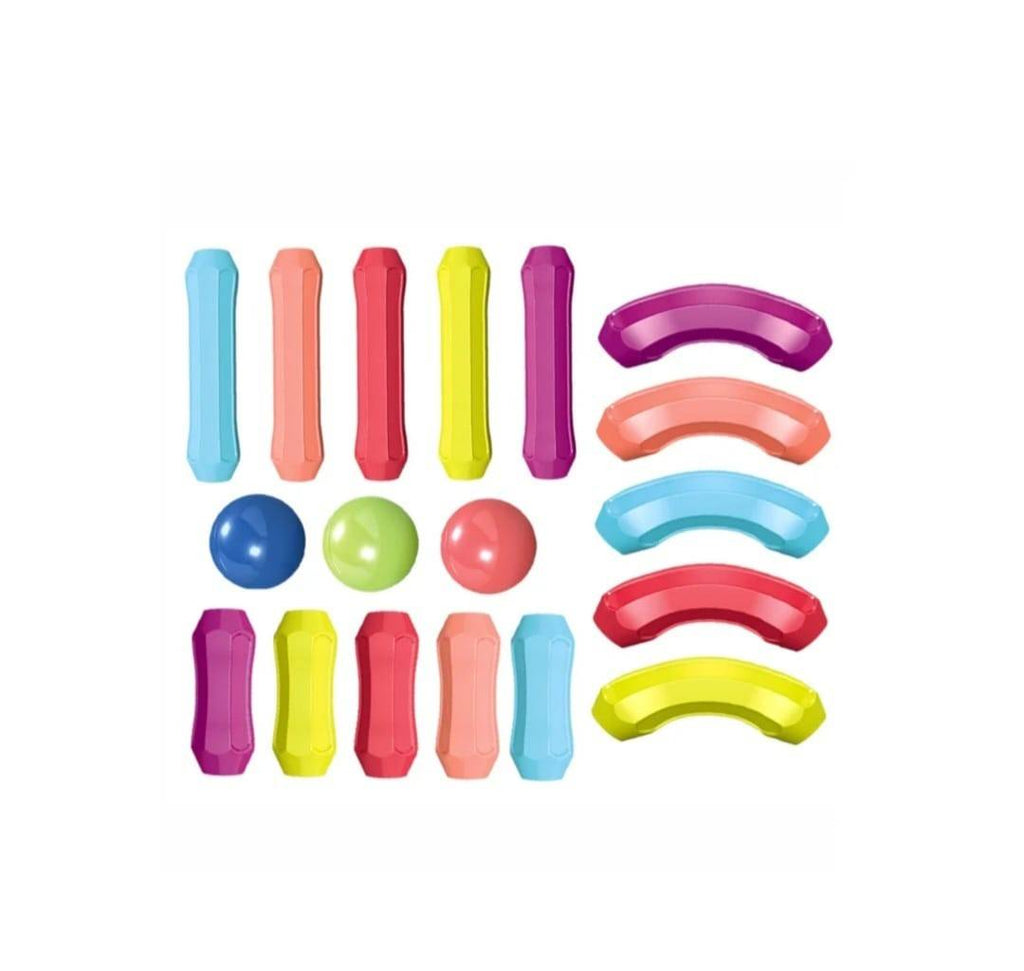 Joc Constructii Magnetice, Sticks Building Onshine, multicolor, 100 piese