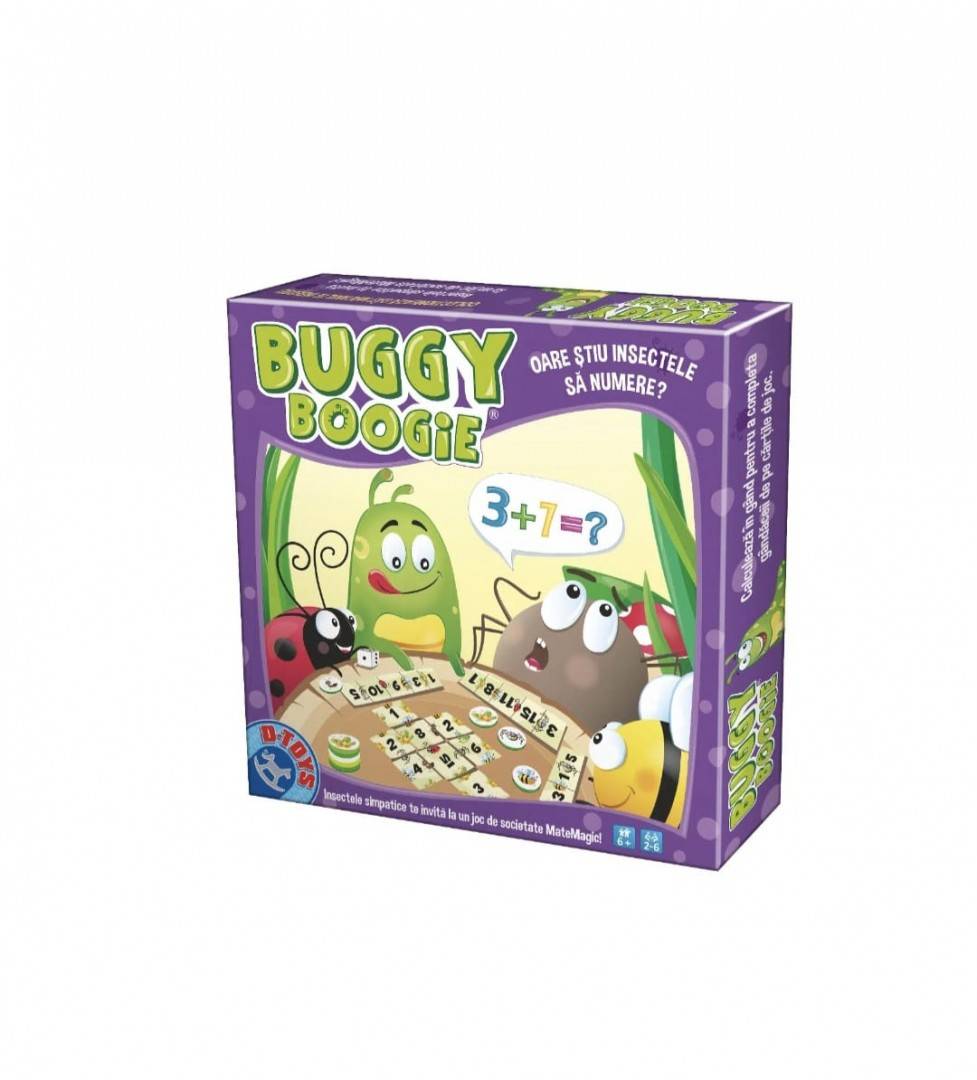 Joc de interactiv, Buggy Boogie, de învățat operații matematice simple, 6 ani+