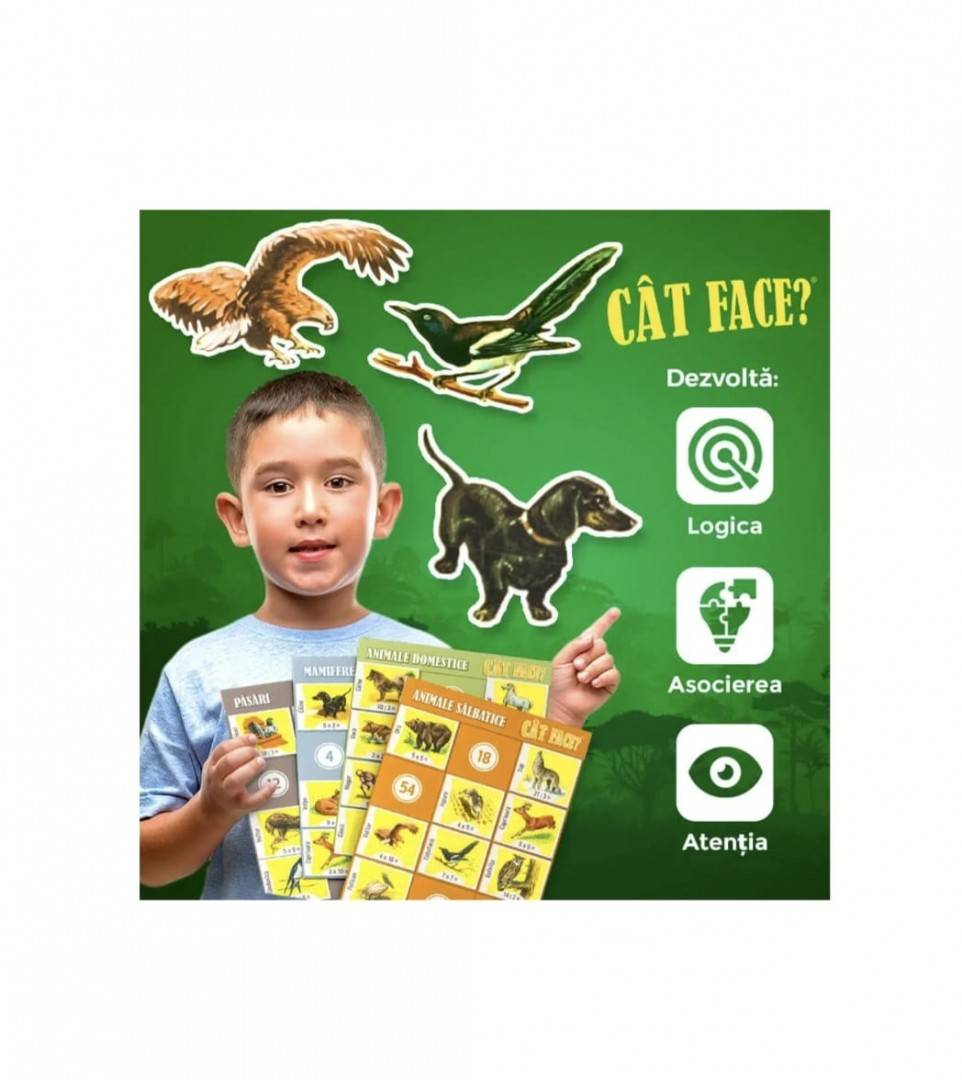 Joc de interactiv, Cât face, de învățat operații matematice simple, 8 ani+