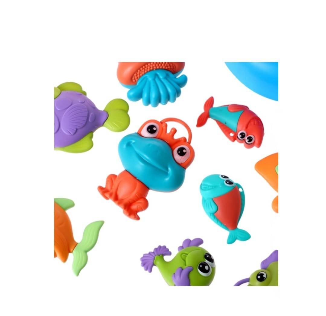 Joc de pescuit, Dino, 2 Undite, 5 accesorii, multicolor
