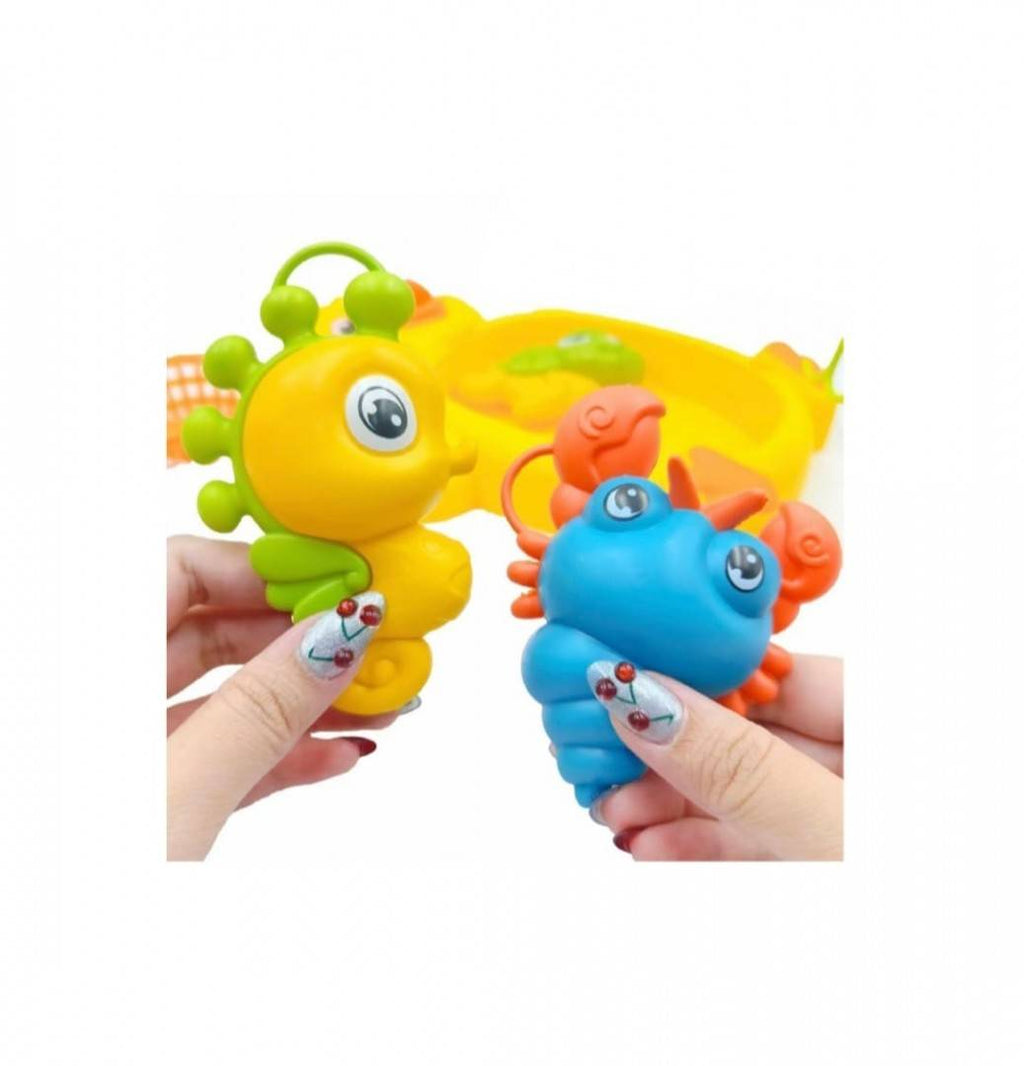 Joc de pescuit si joaca, Ratusca, 1 Undita, 5 accesorii, multicolor