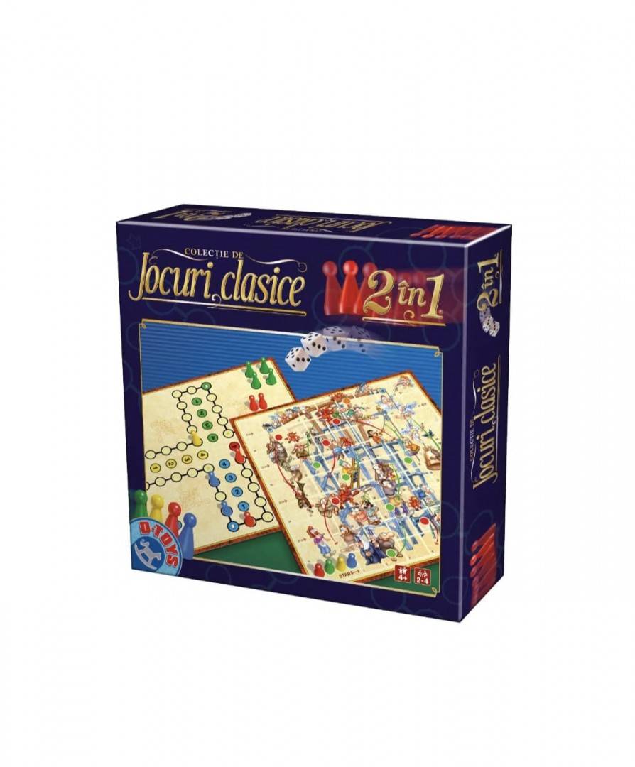 Joc de societate, Colectia Jocuri clasice 2 in 1, 4 ani+