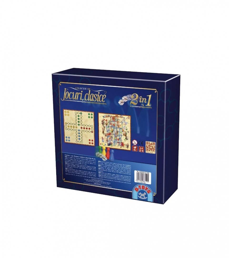 Joc de societate, Colectia Jocuri clasice 2 in 1, 4 ani+