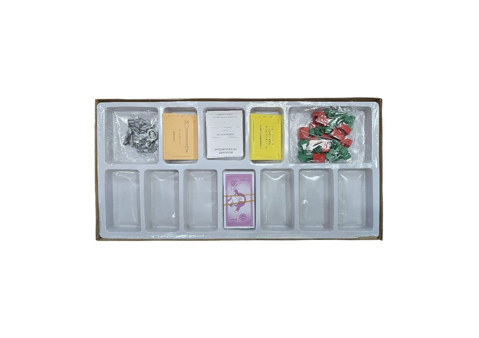 Joc de societate in engleza, Monopoly World Edition, multicolor, 100 piese