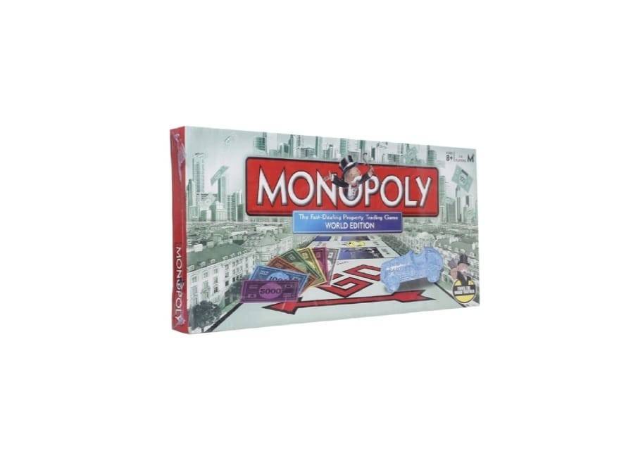 Joc de societate, Monopoly World Edition, multicolor, 100 piese