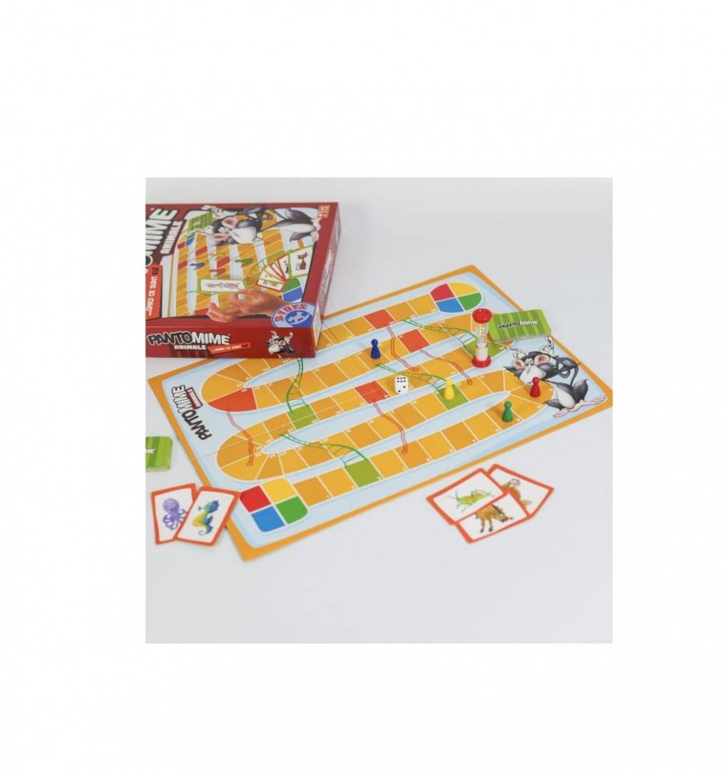 Joc de societate, Pantomime, animale, MASHASHOP, multicolor, 4 ani+