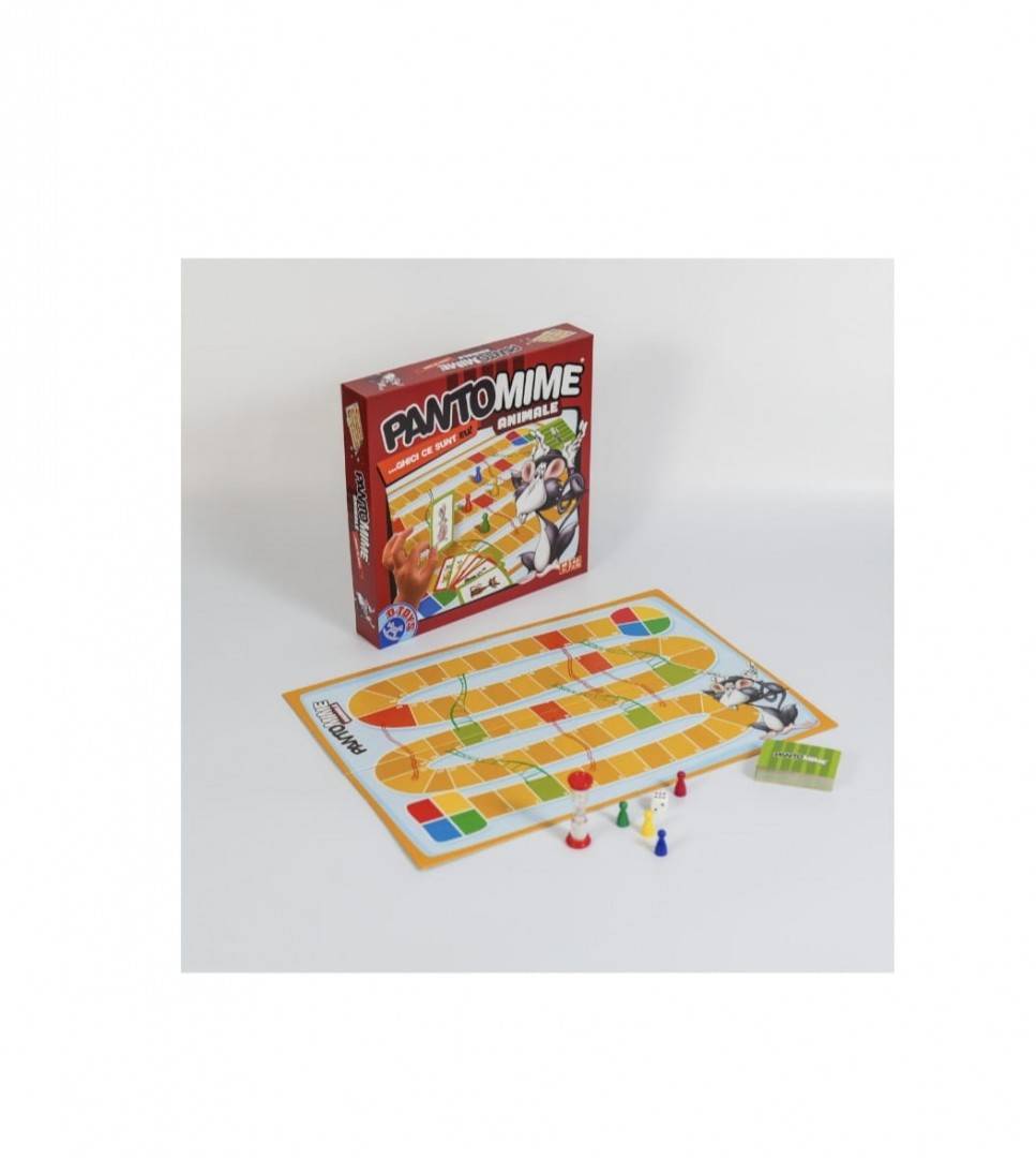Joc de societate, Pantomime, animale, MASHASHOP, multicolor, 4 ani+
