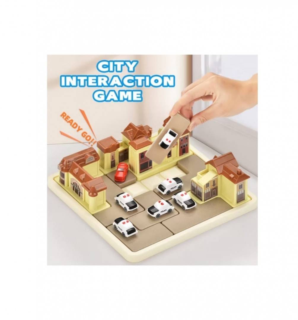 Joc educativ, City Traffic, montessori, lemn