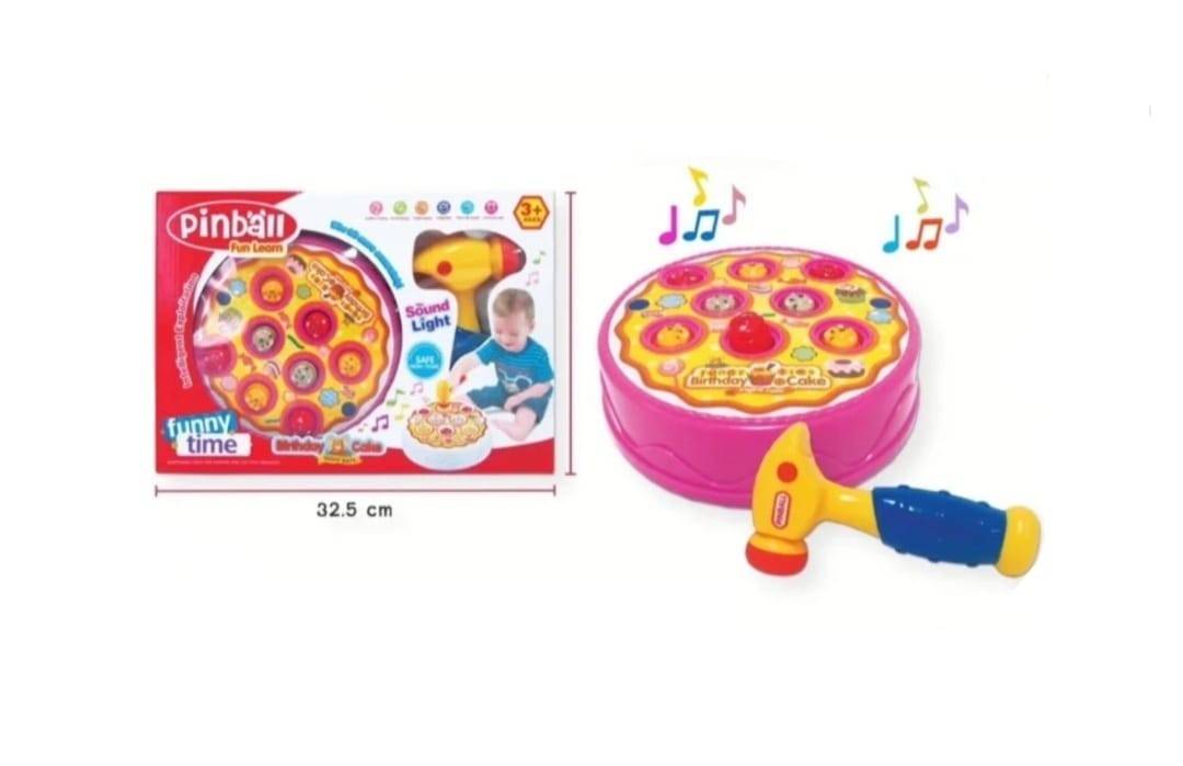 Joc educativ, Soricei si ciocan, sunete, lumini, multicolor