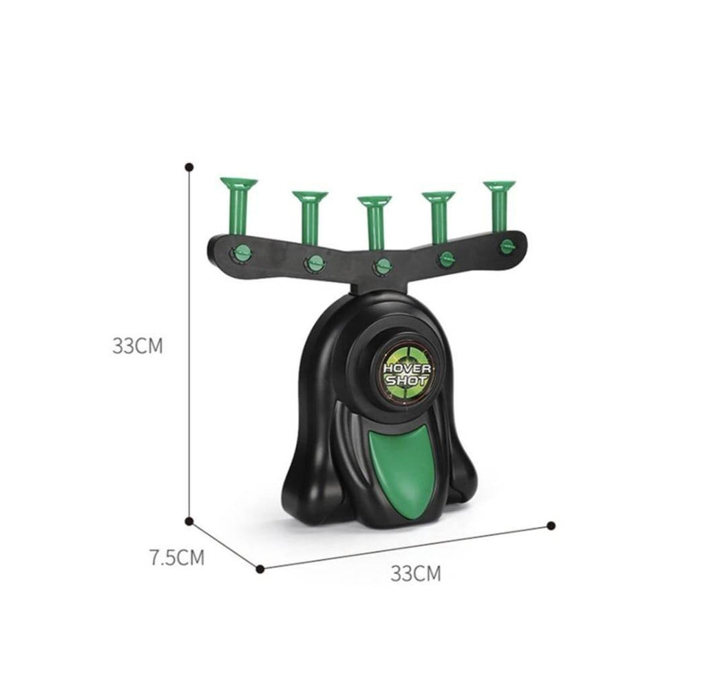 Joc interactiv Hover Shot pentru copii, bile plutitoare și pistol cu proiectile din burete, multicolor