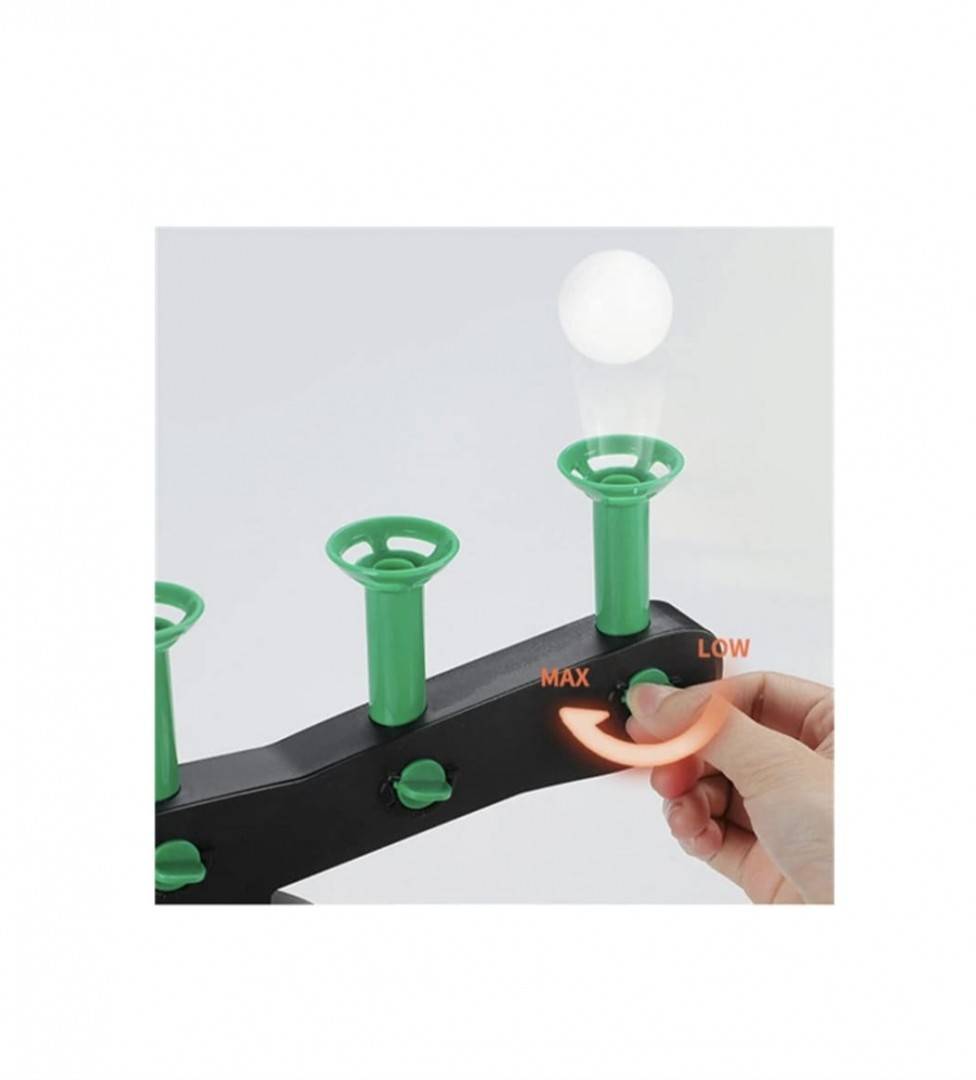 Joc interactiv Hover Shot pentru copii, bile plutitoare și pistol cu proiectile din burete, multicolor