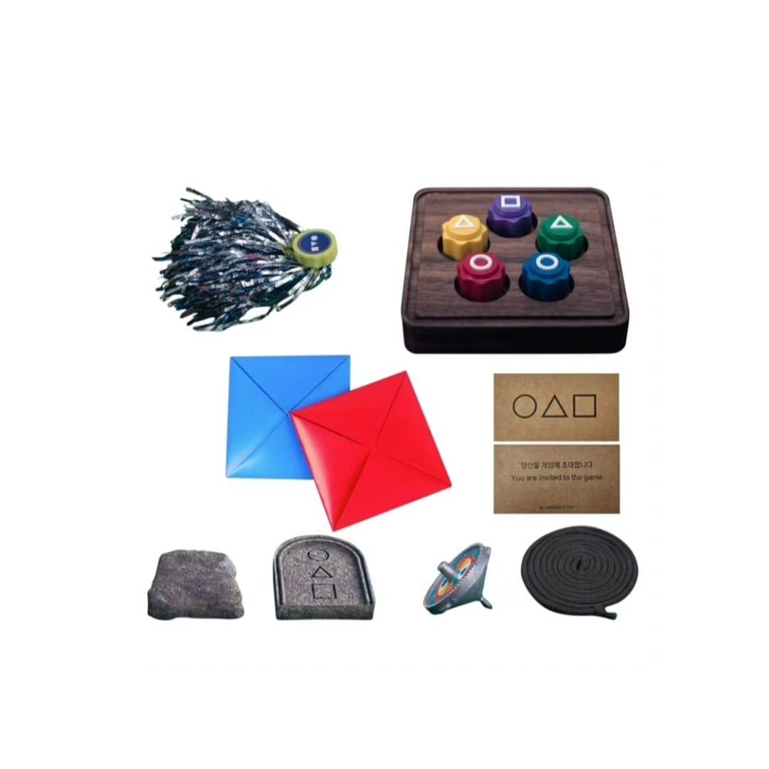 Joc interactiv, Squid Game, Gonggi, multicolor