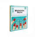 Joc magnetic Matchsticks Puzzle, cu betisoare din lemn, multicolor, 26 cm