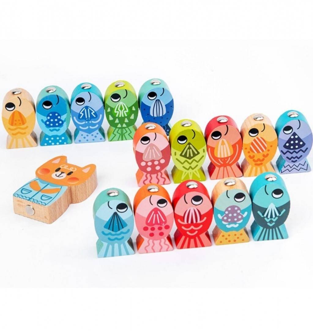 Joc Montessori - Pescuit Magnetic invatare numere