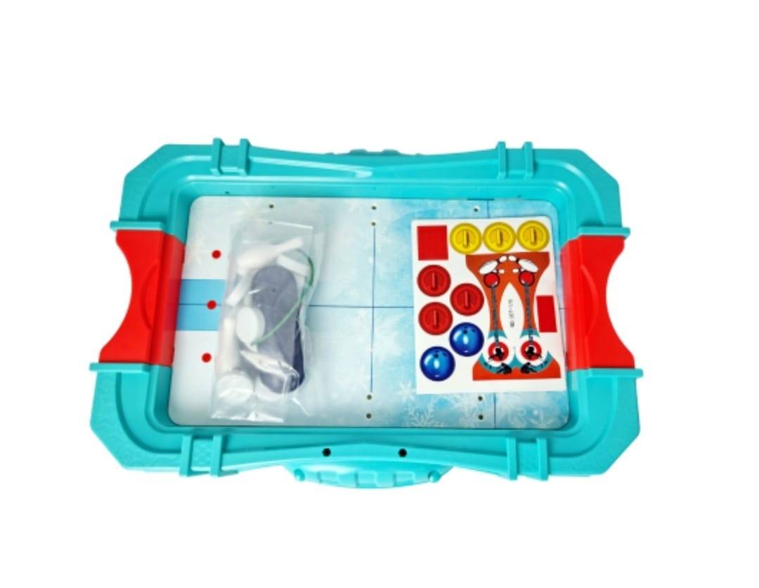 Joc pentru copii, 2 in 1 - Bowling & Curling Game, multicolor
