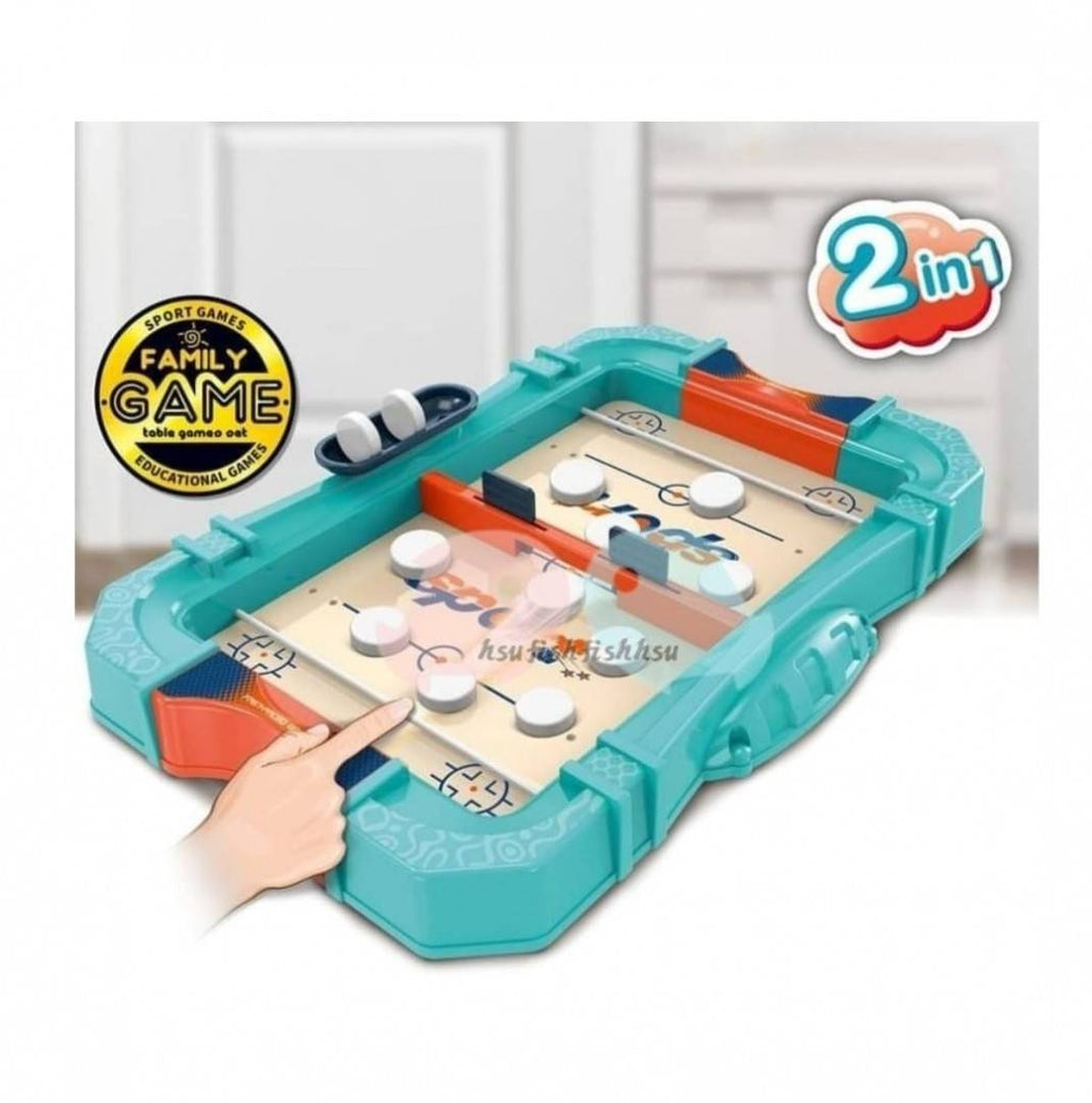Joc pentru copii, 2 in 1 - Bowling & Curling Game, multicolor