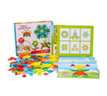 Joc Tangram educativ, lemn, 250 piese
