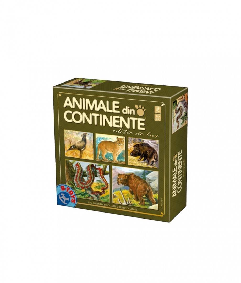 Jocuri de societate, Animale din Continente, editie de lux, 7 ani+