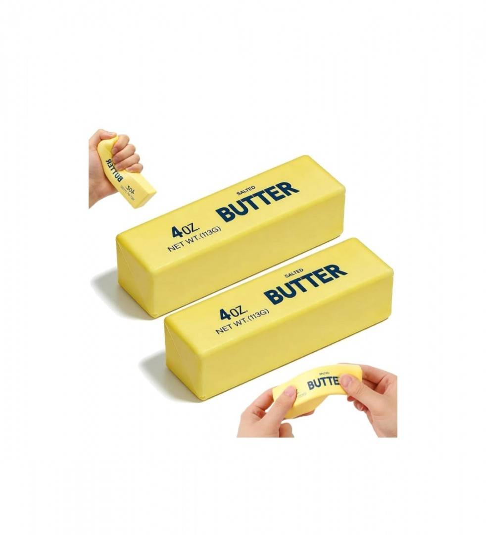 Jucarie antistres, Butter Squishy, XXL EXTRA LARGE, MASHASHOP, design realist, textura moale, 24 cm