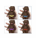 Jucarie antistres, Squishy Papusa Natasha, Ugly Doll, negru, 12 cm