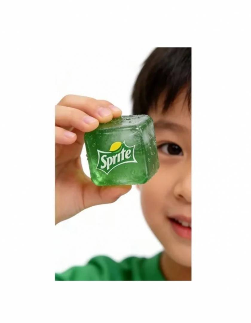 Jucarie antistres squishy, Schylling NeeDoh Nice Cube, Sprite, Dr Pepper, multicolor, 5.5 cm
