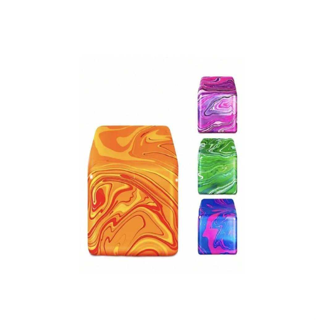 Jucarie antistres squishy, Schylling Nice Cube, Cosmic, 1 buc, multicolor, 5.5 cm