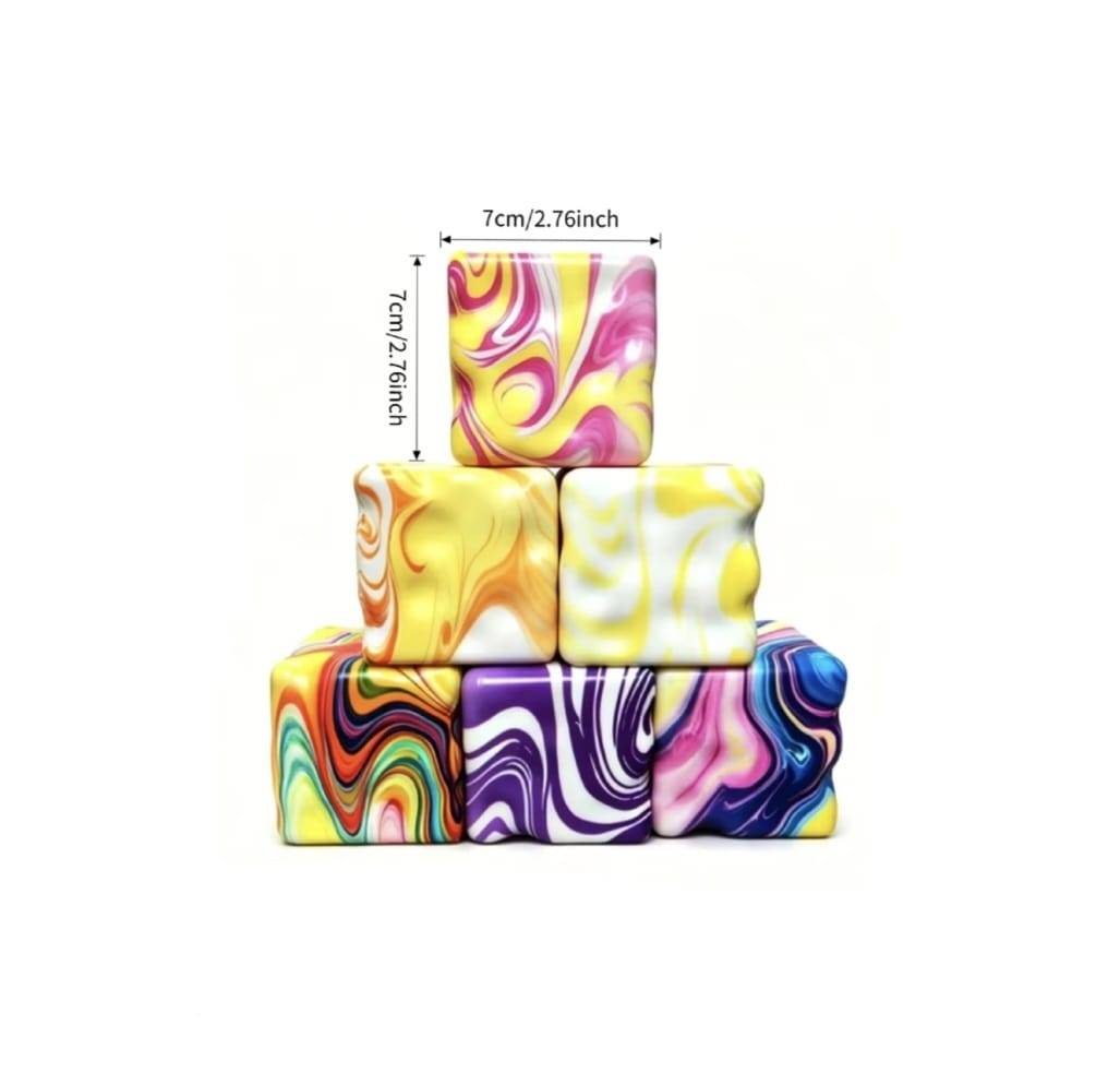 Jucarie antistres, Sqweezy Super Cheese Multicolor, 1buc, design realist, textura moale, 7 cm
