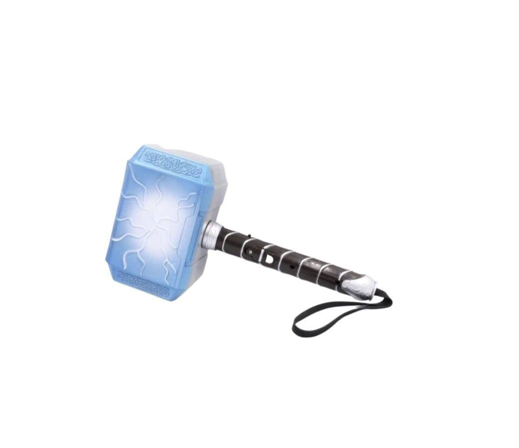 Jucarie Ciocanul lui Thor, sunte si lumini, multicolor, 27 cm