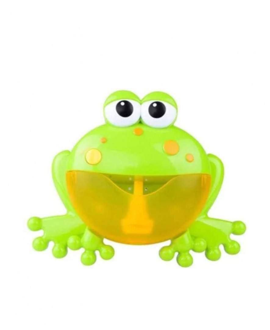 Jucarie de baie, Bubble Broasca, muzical cu difuzor de spuma, verde, 23 cm