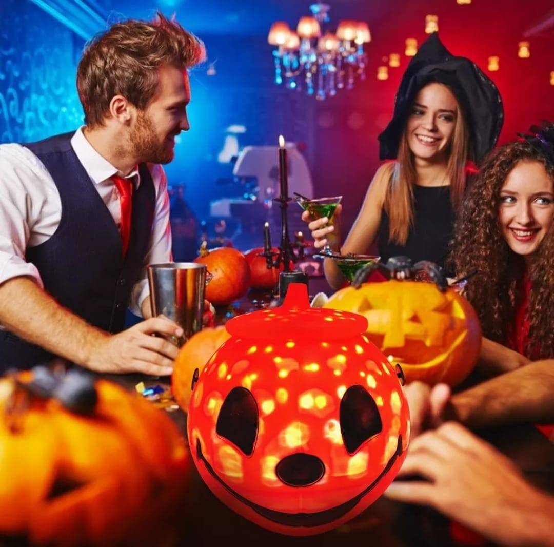 Jucarie de Halloween, Dovleac, sunete si lumini, portocaliu