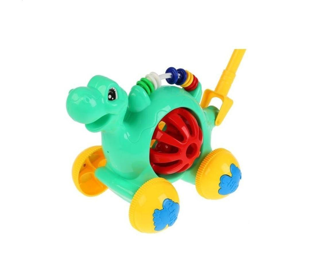 Jucarie de impins, Broasca, sunete, multicolor