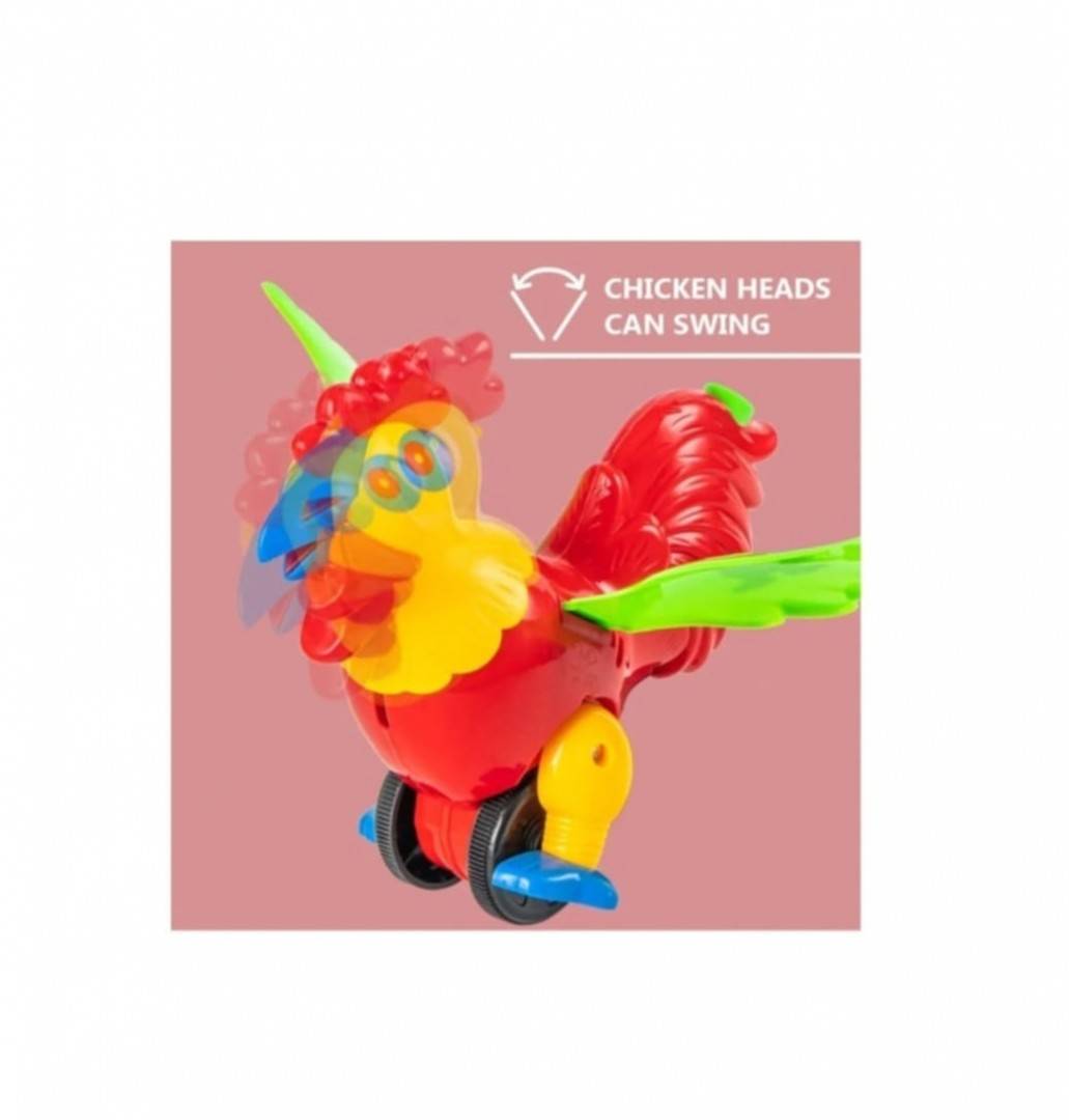 Jucarie de impins, Cocos, sunete, multicolor, 1 an+