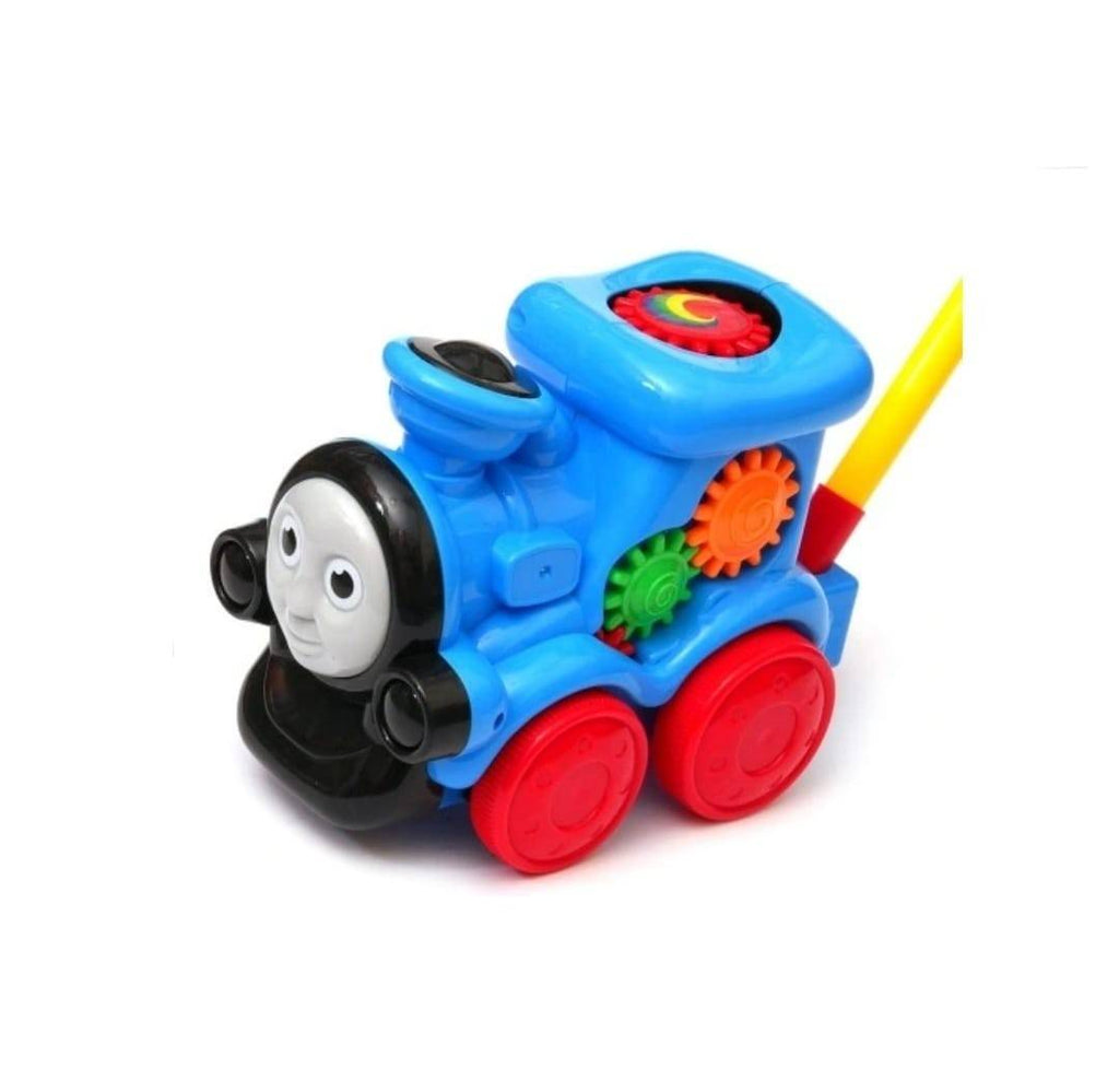 Jucarie de impins, Locomotiva Thomas, sunete, albastru