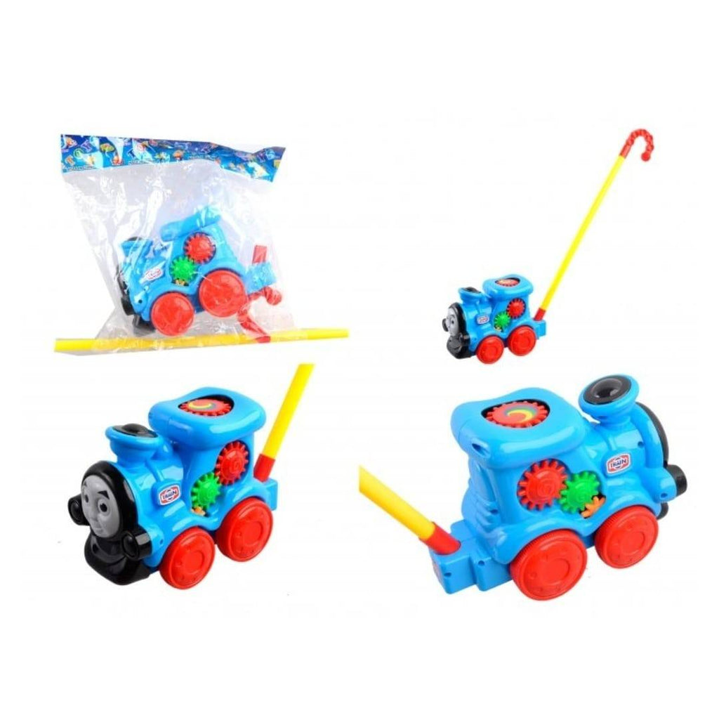 Jucarie de impins, Locomotiva Thomas, sunete, albastru
