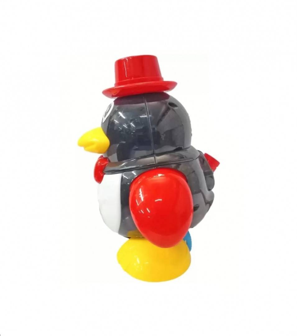 Jucarie de impins, Pinguin, sunete, multicolor