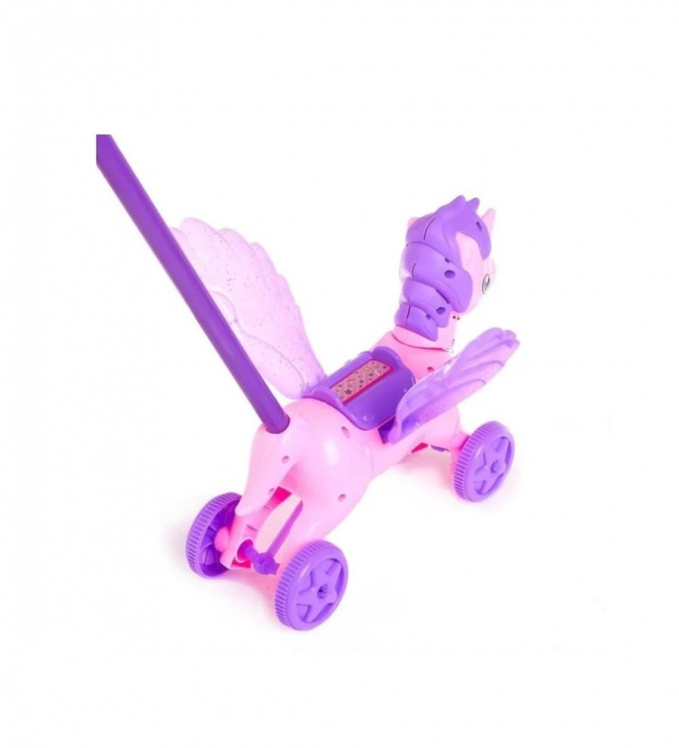 Jucarie de impins, Unicorn, sunete, roz