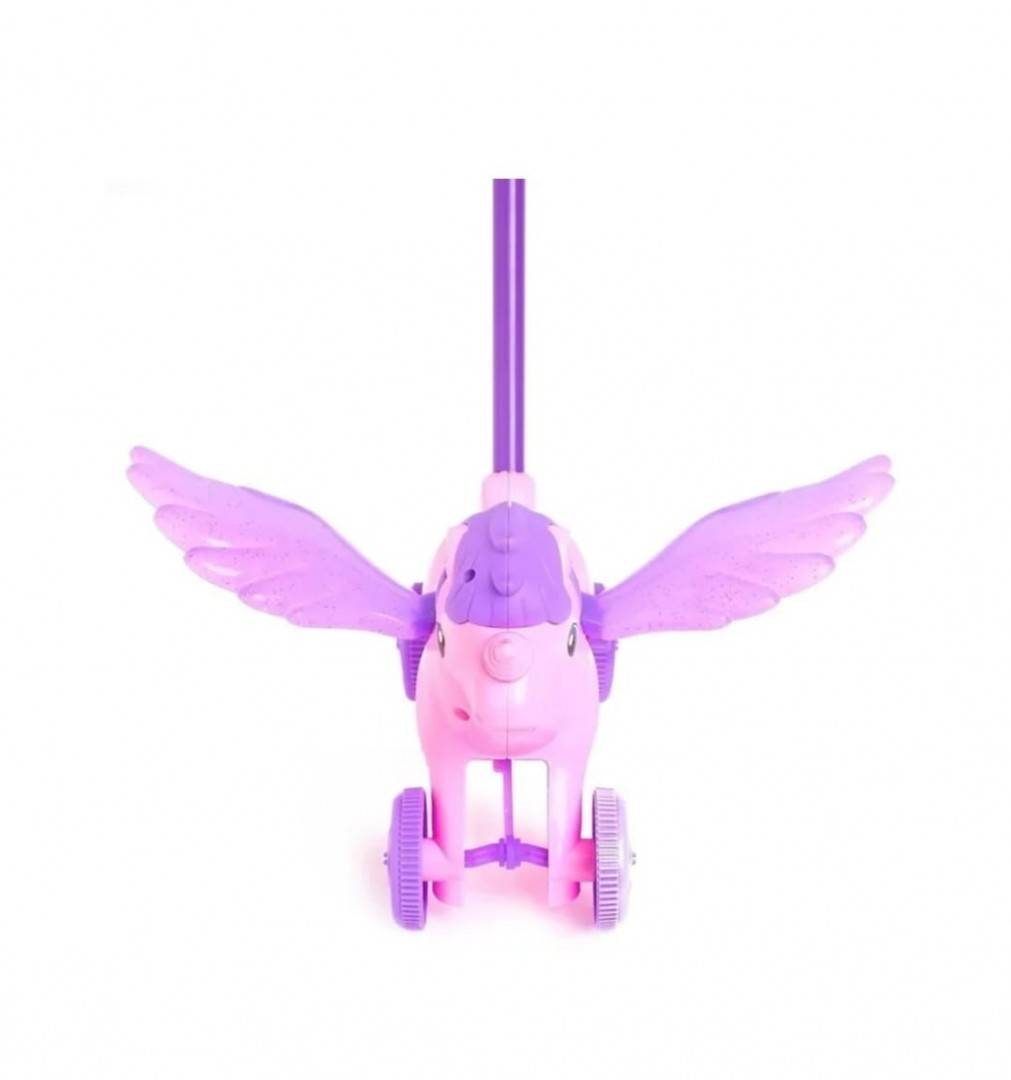 Jucarie de impins, Unicorn, sunete, roz