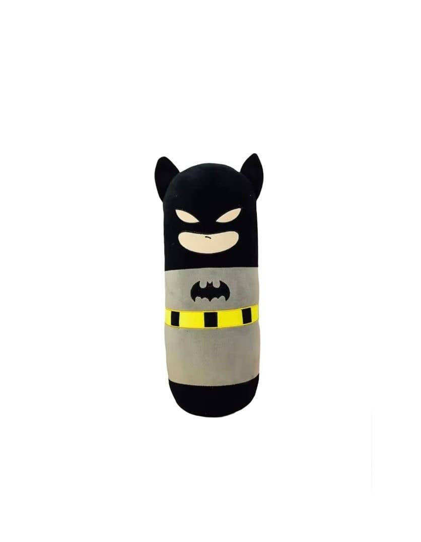 Jucarie de plus, Batman, tip perna, negru/gri, 50 cm