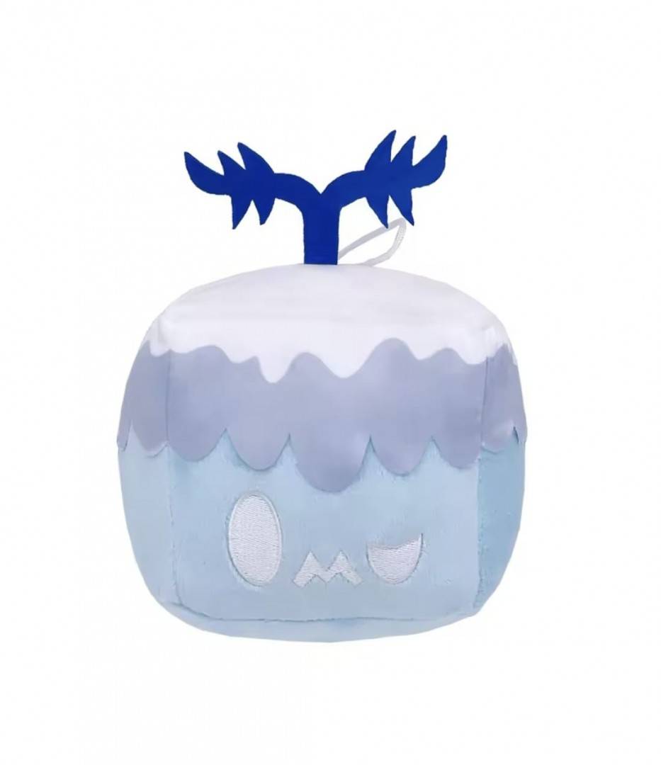Jucarie de plus, Blox Fruits Anime Game, Blizzard, Roblox, albastru deschis/alb, 15 cm