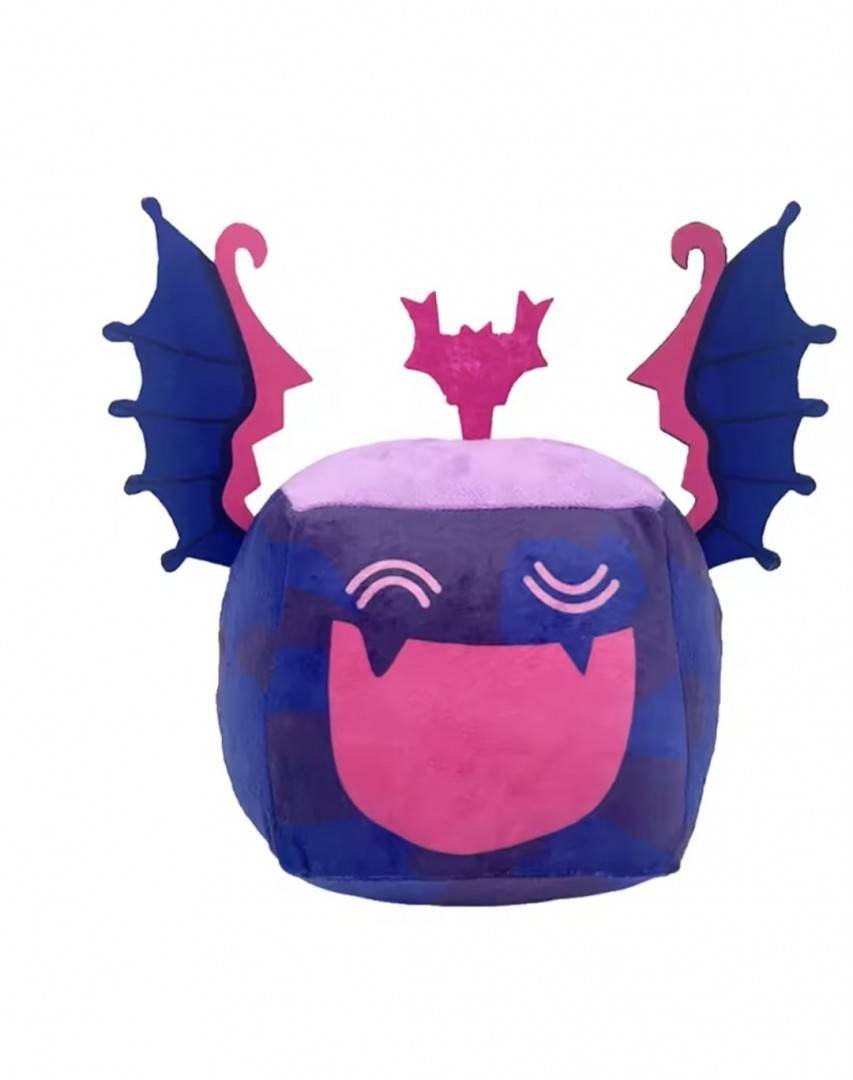 Jucarie de plus, Blox Fruits Anime Game, Shadow, Roblox, albastru/roz, 15 cm