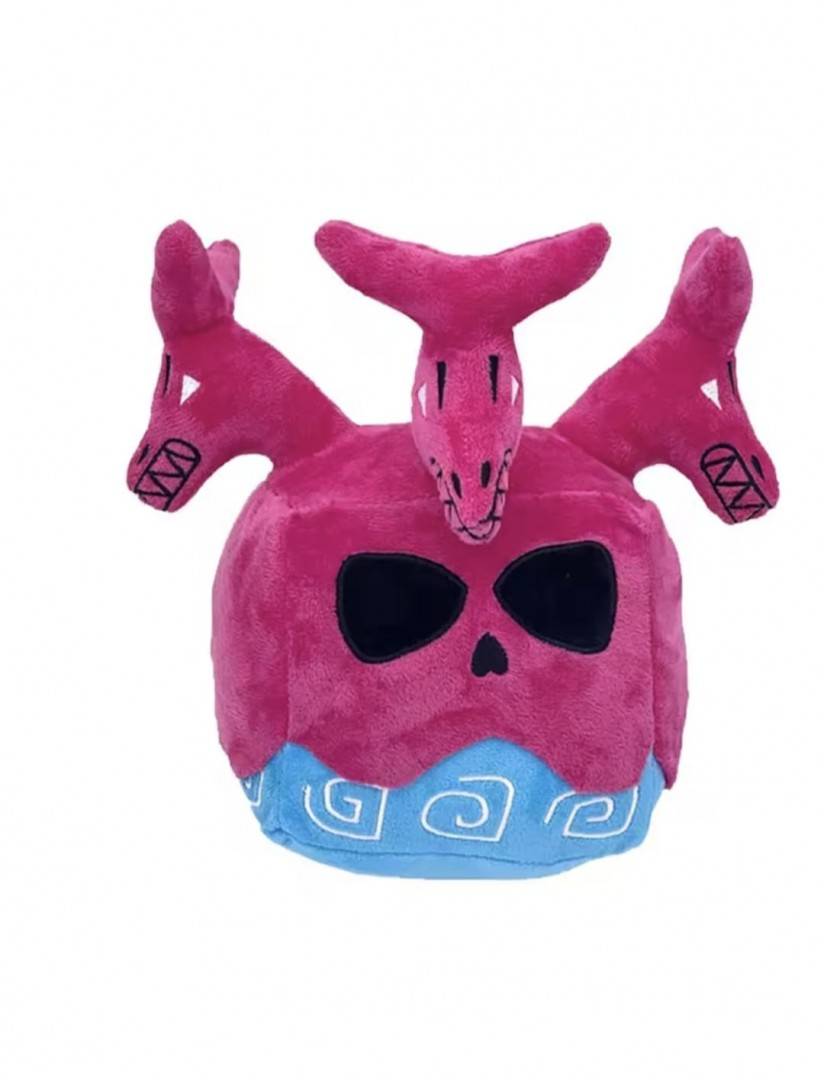 Jucarie de plus, Blox Fruits Anime Game, Venom, Roblox, ciklam/albastru, 15 cm
