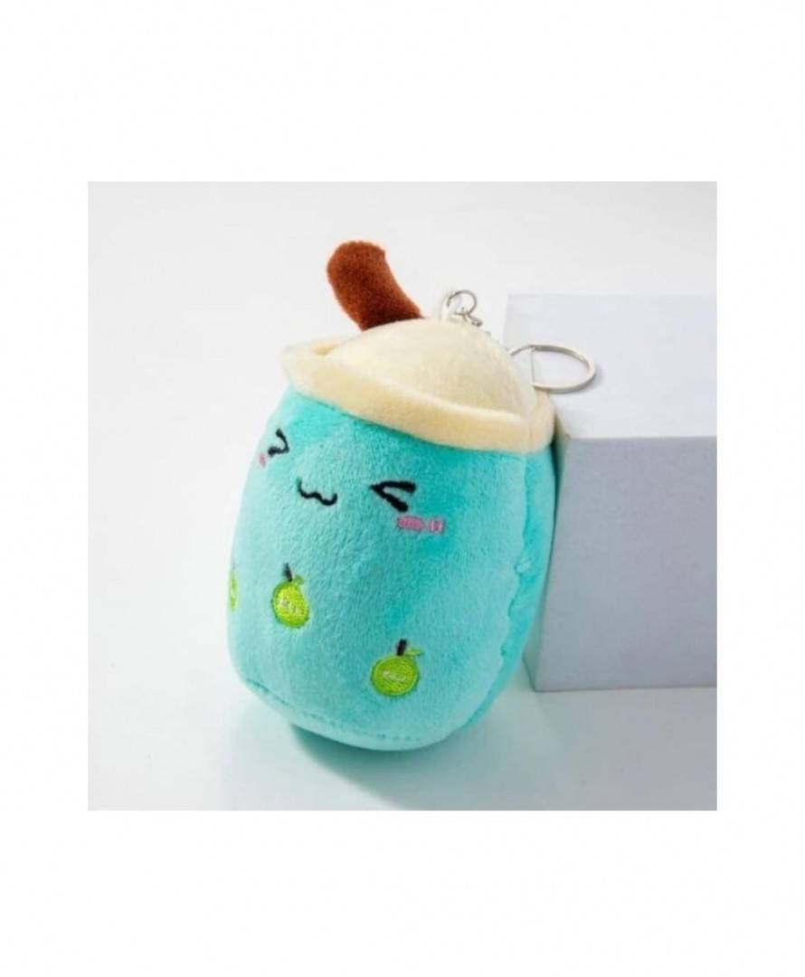 Jucarie de plus, Boba Apple, tip breloc, turcoaz, 15 cm
