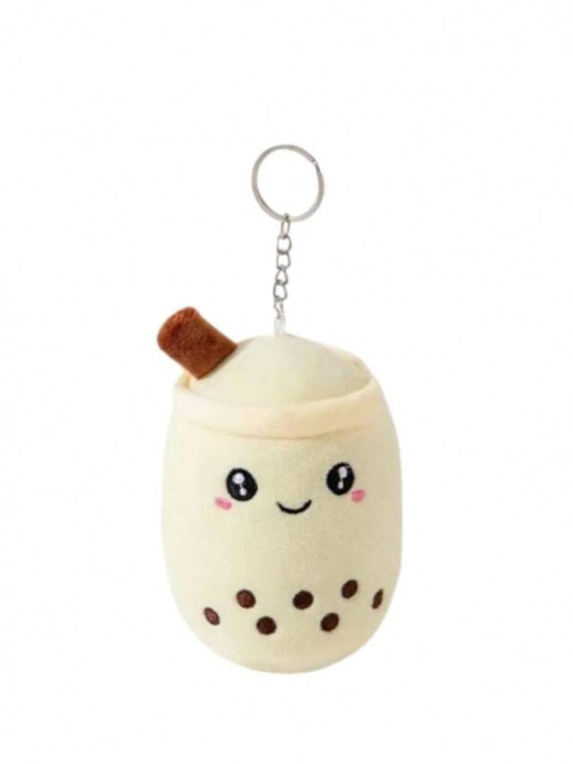 Jucarie de plus, Boba Milky, tip breloc, bej, 15 cm
