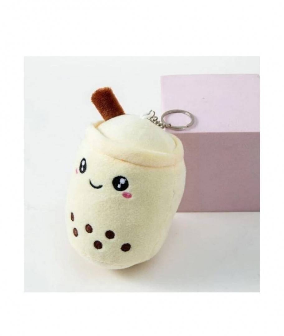 Jucarie de plus, Boba Milky, tip breloc, bej, 15 cm