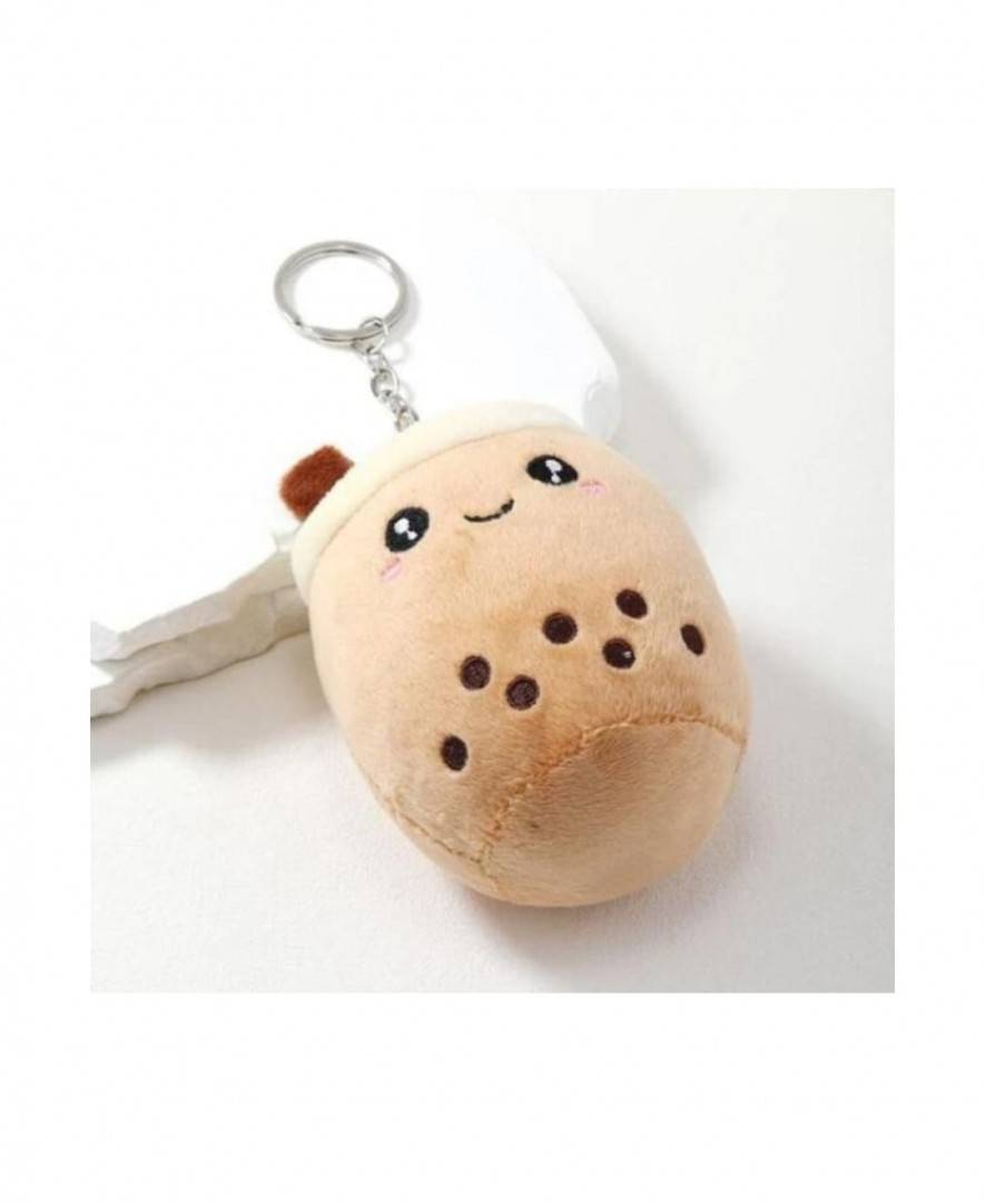 Jucarie de plus, Boba Choco, tip breloc, maro, 15 cm