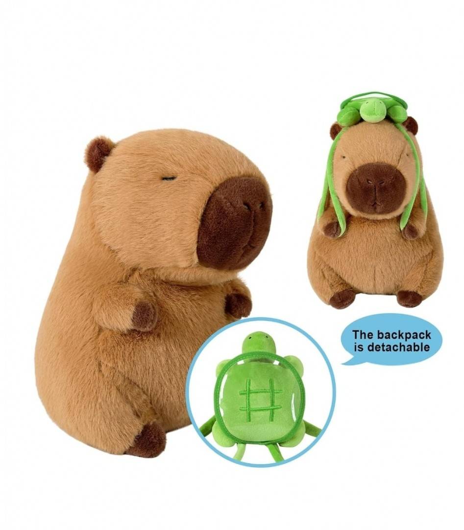Jucarie de plus, Capibara, maro, 55 cm