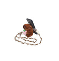 Jucarie de plus, Capibara, tip suport, accesoriu telefon, maro inchis