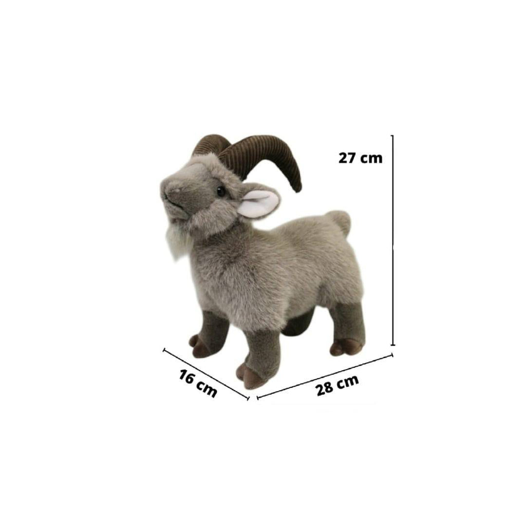Jucarie de plus, Caprita de Munte, gri, 27 cm