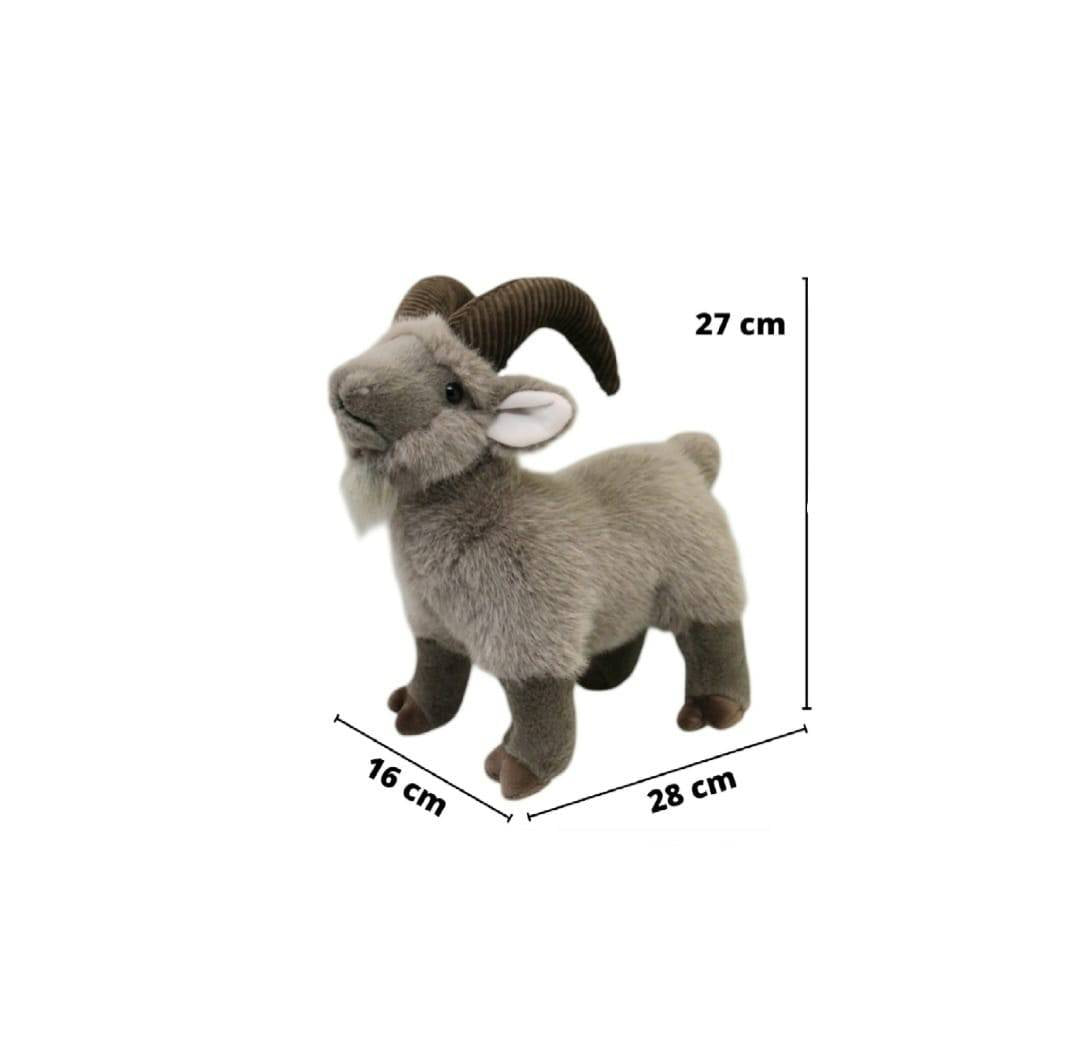 Jucarie de plus, Caprita de Munte, gri, 27 cm